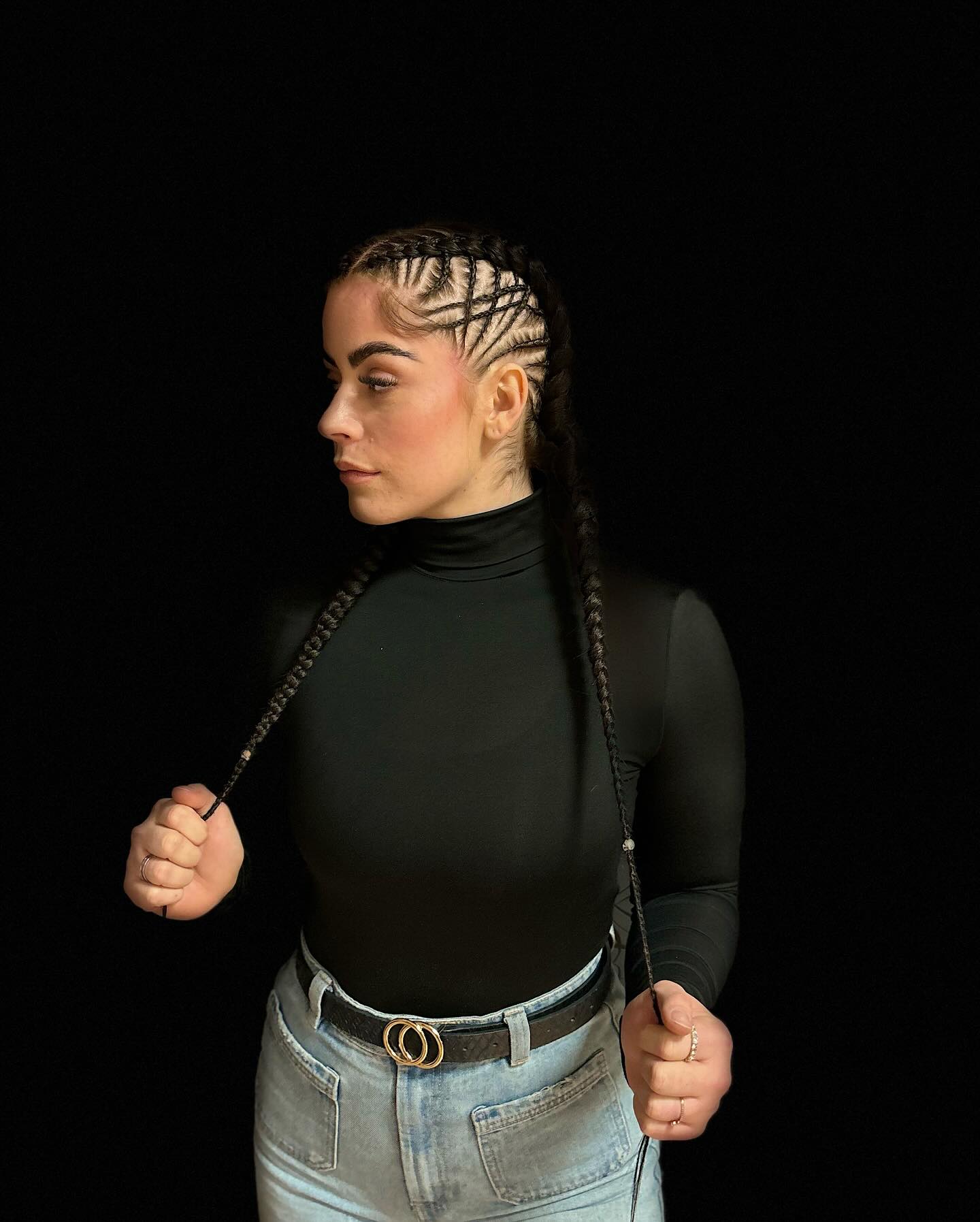 Barber & Braider práca — cornrows